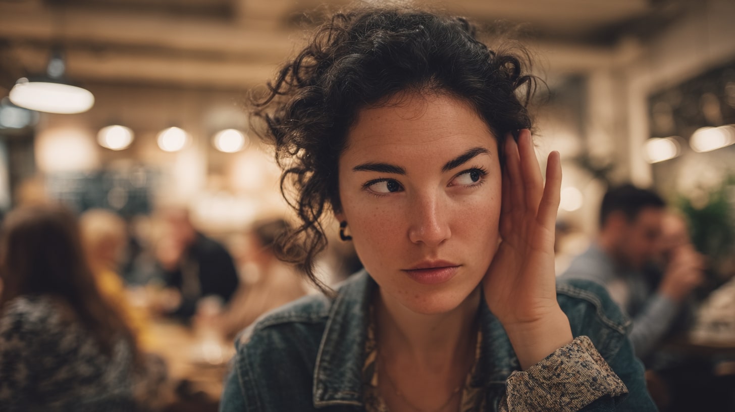 Surdité de perception : difficultés de compréhension dans le bruit ou en groupe